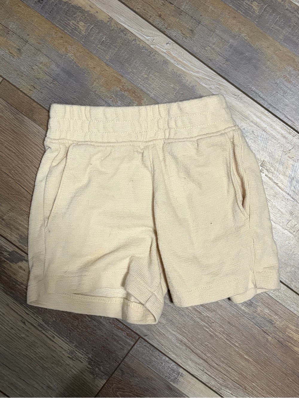 Garanimals Cream Knit Pull-On Shorts